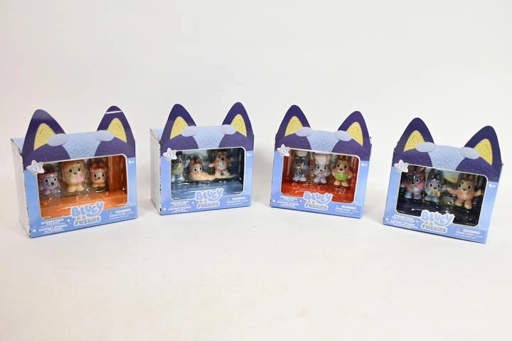 Bluey fig fuzzies figurky (balení 3 ks)