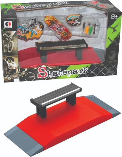 Skatepark SKATEPARK pro fingerboard s lavičkou