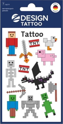 Tetování Pixel pro děti