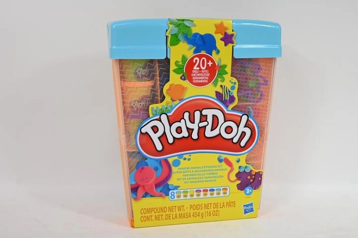 Play-Doh fantastická zvířátka – kreativní sada s 8 kelímky modelíny a doplňky