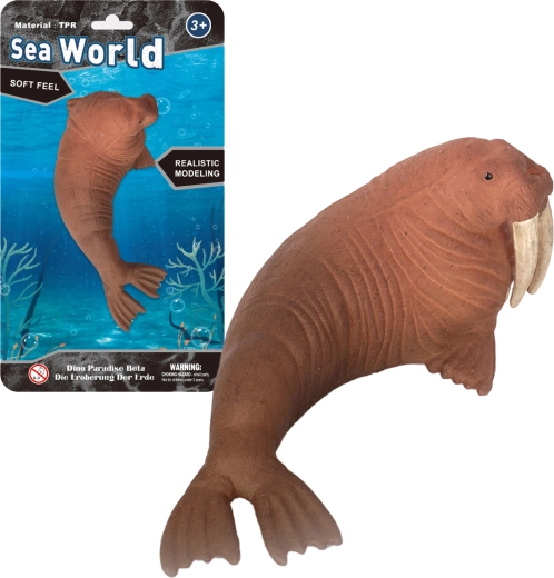 Živá příroda: Mrož – realistický model 13 cm