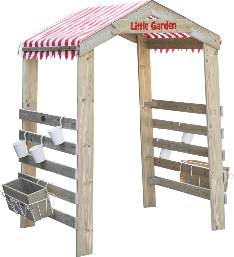 Dřevěná zahradní pergola s květináči CLASSIC WORLD