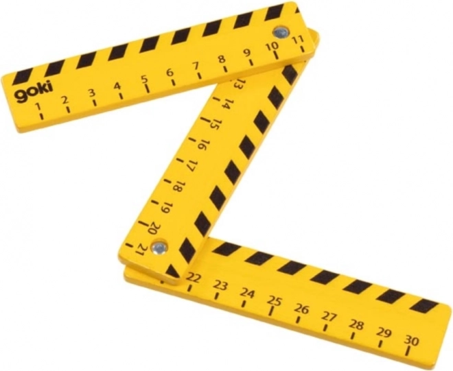 Goki Dřevěný skládací metr pro děti