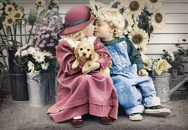 Puzzle 1000 dílků První láska