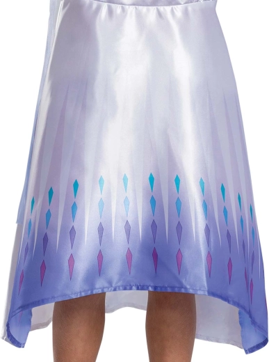 Lesklá sukně s jemným potiskem