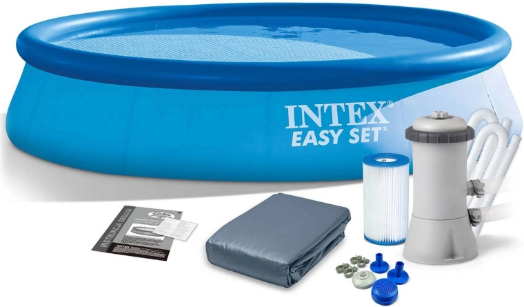 Zahradní rozkládací bazén 366 × 76 cm 4v1 Intex