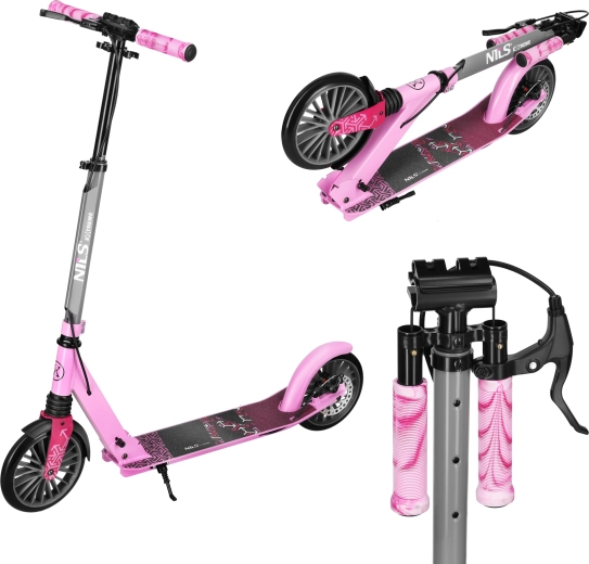 Skládací konstrukce a nastavitelná řídítka