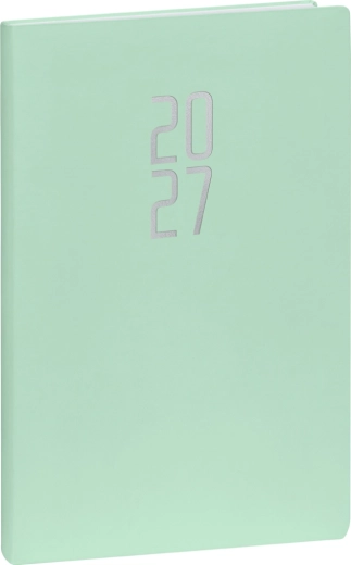 Notique týdenní diář ponza 2027 mentolový 15 × 21 cm
