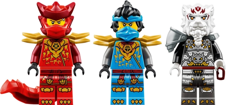 Tři minifigurky pro epické souboje