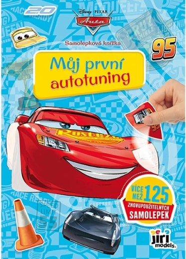 Můj první autotuning auta – samolepková knížka