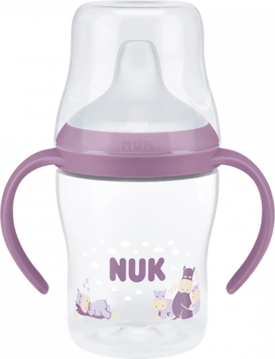 NUK Perfect Match učicí lahvička 150 ml hippo - 1 kus