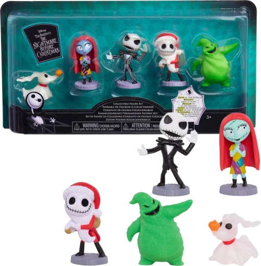 Městečko Halloween sada 5 figurek svítících ve tmě