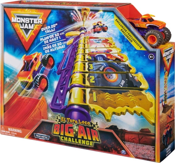 Monster Jam El Toro Loco Big Air Challenge hrací set 1:64