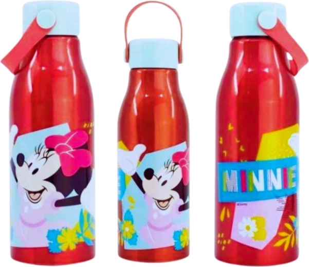 Aluminiová láhev Minnie se silikonovým poutkem 760 ml