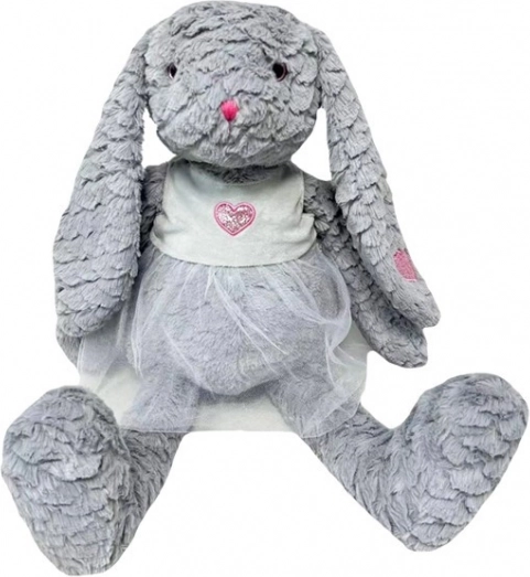 Plyšový Králíček Rózia 32 cm šedý