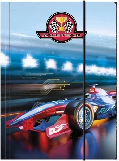Desky na sešity Racer team A4 s gumičkou