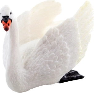 Plastová figurka labuť 8 cm