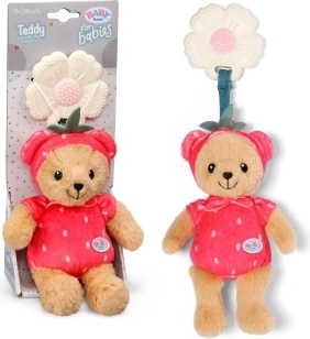 BABY born for babies Medvídek Teddy jahůdka, 18 cm