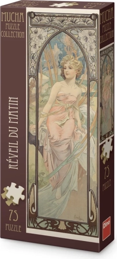 Dino panoramatické puzzle Alfons Mucha – Probuzení rána 75 dílků