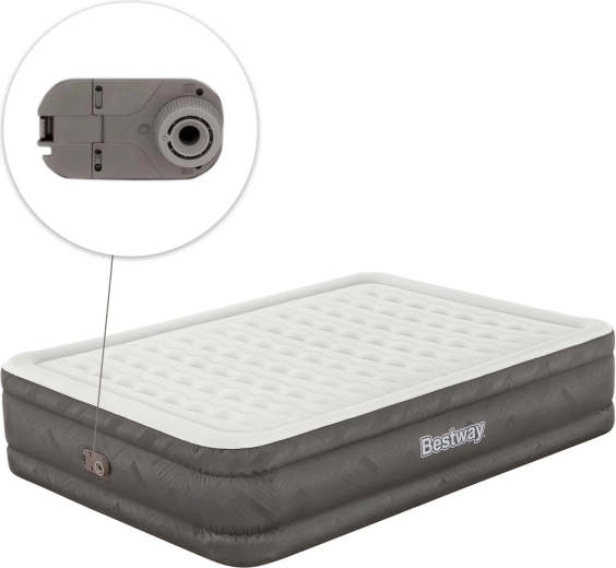 Vestavěná elektrická pumpa pro pohodlné nafukování