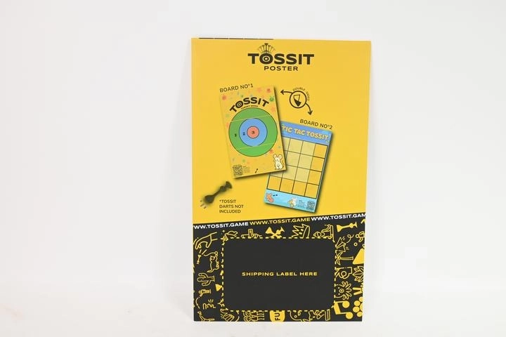 TOSSIT oboustranný terč 2v1 – piškvorky a terč na šipky