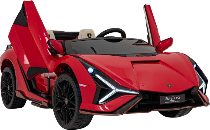 Dětské elektrické autíčko Lamborghini Sian 24V – Červená