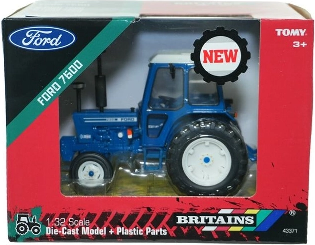 Britains model traktoru Ford 7600 s dvojmontáží 1:32