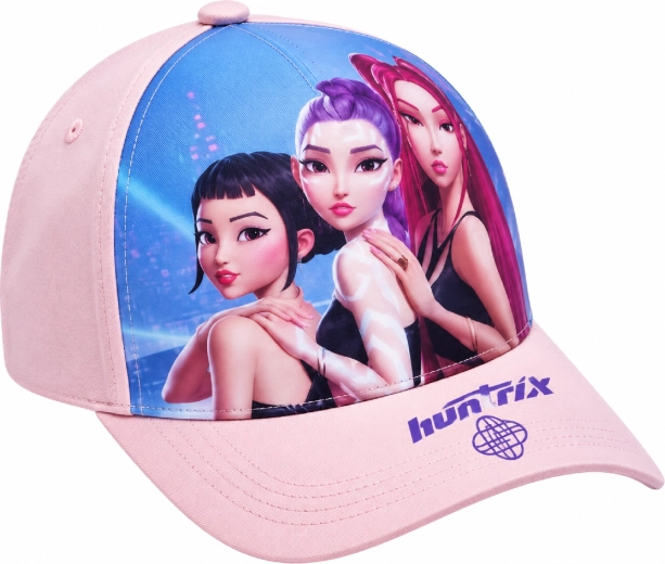 Dětská kšiltovka K-Pop Demon Hunters HUNTR/X růžová