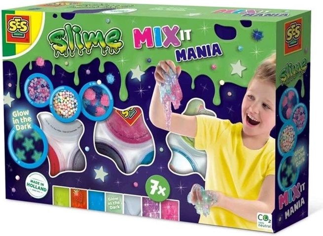 SES Creative Slime mix it mania sada na míchání slizu