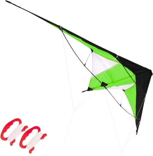 Akrobatický drak zelený 120 × 50 cm