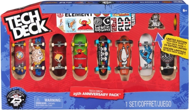 Tech Deck kolekce 8 fingerboardů k 25. výročí – limitovaná edice