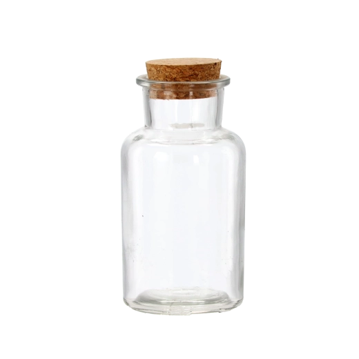 Skleněná láhev 250 ml s korkem