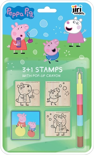 Razítka 3+1 s voskovkou Prasátko Peppa