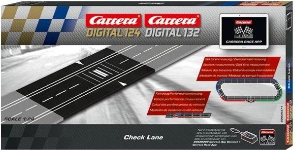 Měření mezičasů check lane pro autodráhy carrera digital 132/124