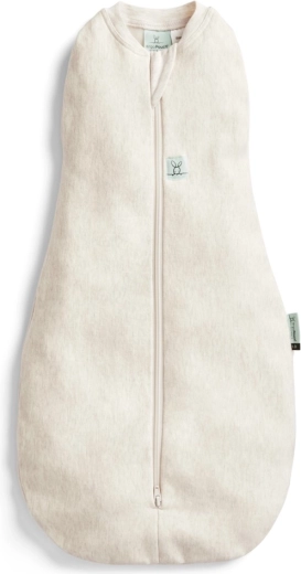 ergoPouch zavinovačka a spací pytel 2v1 Cocoon Oatmeal Marle, 3–6 měsíců, 1 TOG