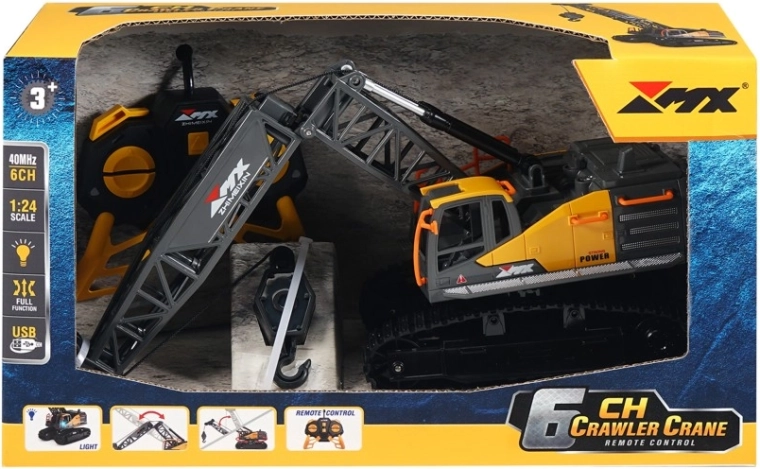RC drápový jeřáb 1:24 na dálkové ovládání 40 MHz