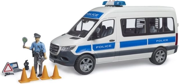 Policejní dodávka MB Sprinter se světlem a zvukem Bruder