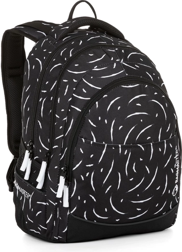 Bagmaster Digital studentský batoh černo-bílý