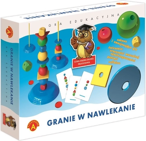 Hra na navlékání – sova