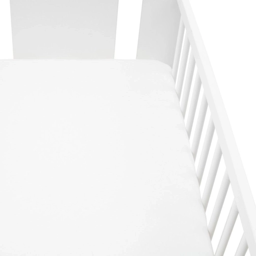 Jersey prostěradlo do postýlky new baby 120 × 60 bílé