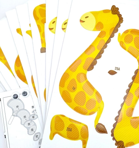Očíslované dílky pro bezstarostné lepení