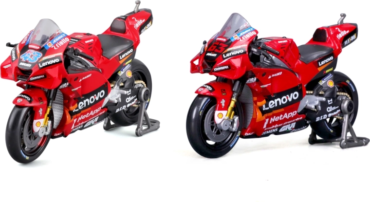 Maisto kovový model motocyklu Ducati Lenovo Team 2022 1:18