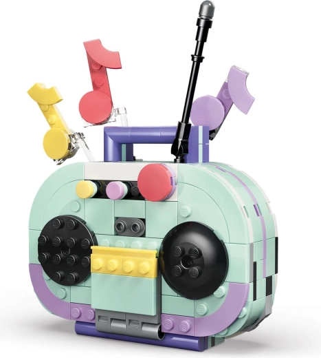 Retro boombox a gramofon
