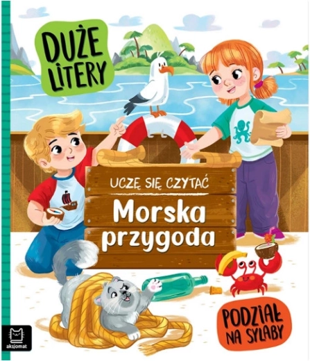 Učím se číst – Velká písmena a dělení na slabiky: Námořní dobrodružství