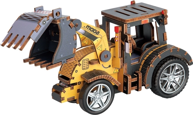 2Kids Toys 3D dřevěná skládačka nakladač dřeva