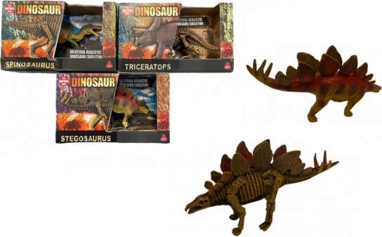 Oboustranný dinosaurus ANIMAL WORLD 23 cm