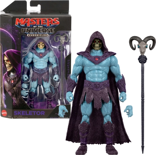 Mattel Masters of the Universe Chronicles figurka Skeletor 17 cm s příslušenstvím