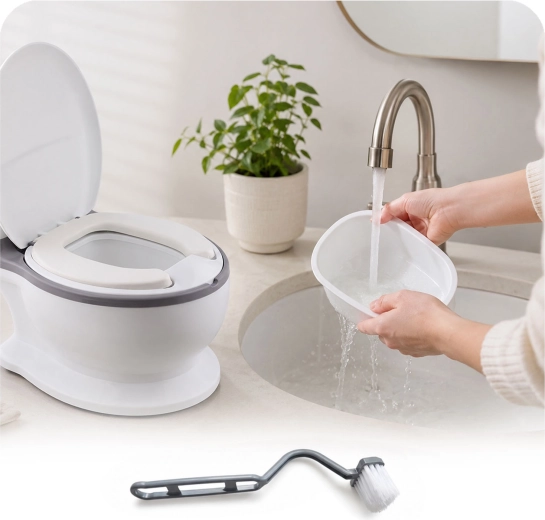 Vyjímatelná nádobka pro rychlé a hygienické čištění