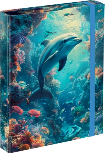 Desky na školní sešity BAAGL Delfín A5