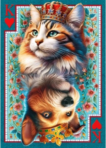 Cherry Pazzi puzzle Královská karta 1000 dílků